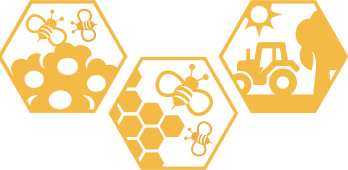 Logo nationale bijenstrategie